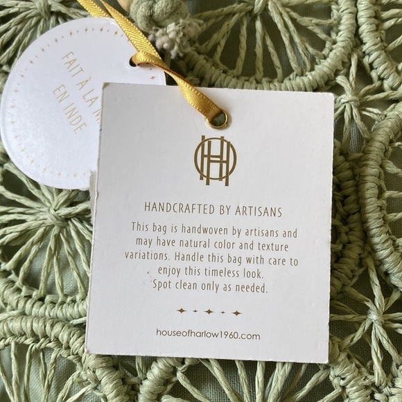 House of Harlow 1960 Circle Crochet Handbag Crossbody NWT Handcrafted - Picture 7 of 10